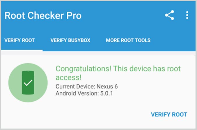 Root access checker