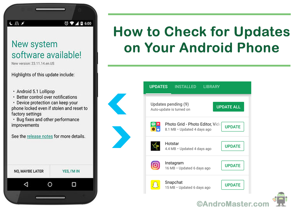 How to Check for Updates on Your Android Phone - AndroMaster